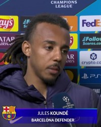 九游中心-孔德：次回合以11人应战的巴萨能在场上压制马竞，打进三个球